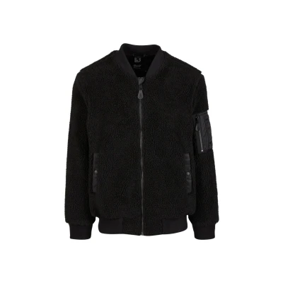 Image of Brandit Men&#039;s MA1 Sherpa Jacket, black, XL