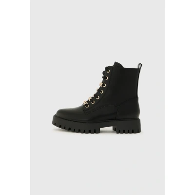 Image of Guess Fiona Laceup ankle boots, Women&#039;s, Size: 3, Black shoes