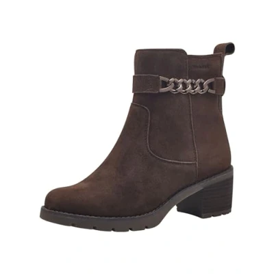 Image of Tamaris Platform ankle boots, Women&#039;s, Size: 8, Mocca suede Leather