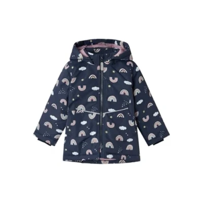 Image of Name it Print Winter coat for kids, Size: 5y, Dark sapphire