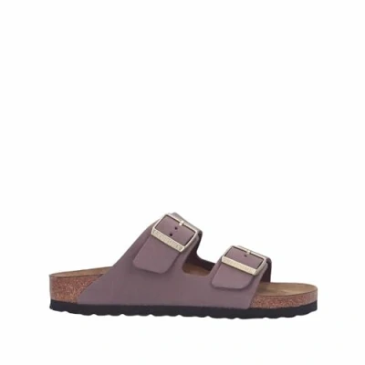 Image of Birkenstock Arizona Mules, Women&#039;s, Size: 5.5, Faded purple Nubuck