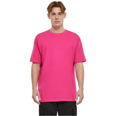 Image of Urban Classics Heavy Basic Tshirt, Men&#039;s, Size: 3XL, Hibiskuspink