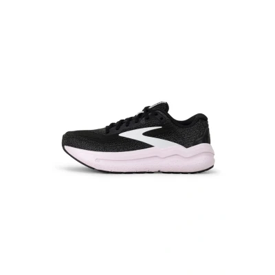 Image of Brooks Ghost MAX 2 Road running shoes, Women&#039;s, Size: 7.5, Black white orchid ice Textile