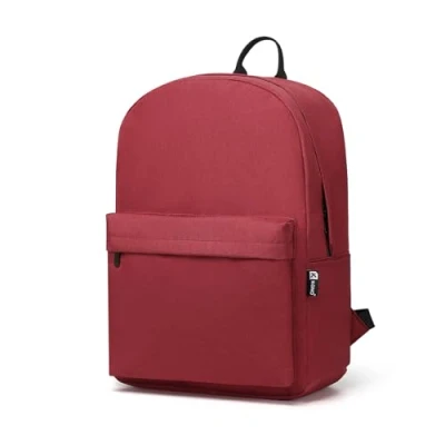 Image of Kono Children&#039;s Backpack School Bag for Boys and Girls Lightweight Rucksack Teenagers Students Bookbag Travel Casual Daypack Women Men, Red, One Size,