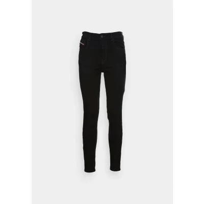 Image of Diesel 1984 Slandyhigh Library Jeans Skinny Fit, Women&#039;s, Size: 24x32, Black