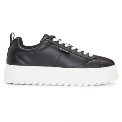 Image of HUGO Lyssa Trainers, Women&#039;s, Size: 7, Black High quality imitation leather