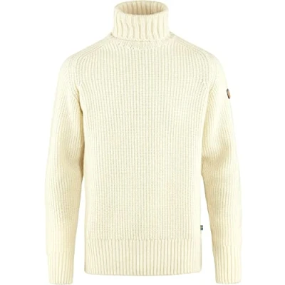 Image of Fjällräven ÖVIK Roller NECK Sweater M Jumper, Men&#039;s, Size: Medium, Chalk white