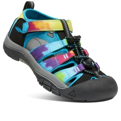 Image of Keen Newport H2 Children Unisex Walking sandals for kids, Size: 7k, Rainbow Textile