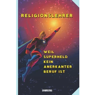 Image of Geschenk für den besten Religionslehrer: Notizbuch als Religionslehrer A5 / liniert 120 Seiten Tagebuch Terminplaner ... Mann zum Abschied Abschiedsgeschenk