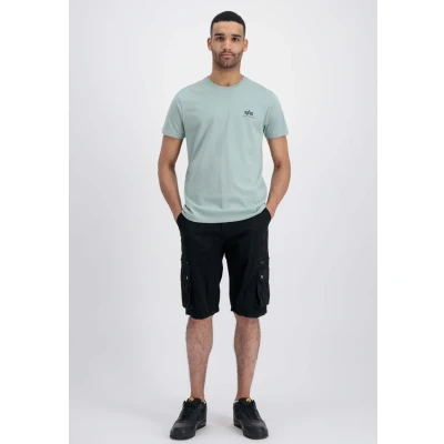 Image of Alpha Industries Small LOGO Basic Tshirt, Men&#039;s, Size: Medium, Dusty green