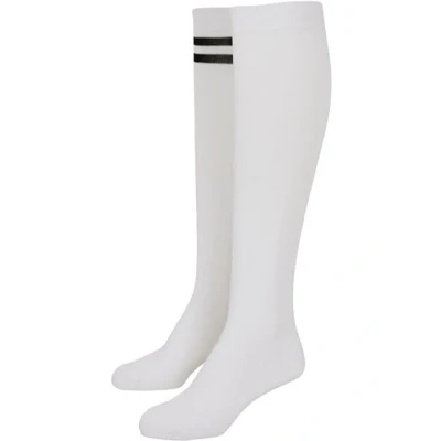 Image of Urban Classics 2 PACK Knee high socks, Women&#039;s, Size: 2.5 5, White