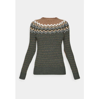 Image of FJÄLLRÄVEN Ladies Övik Knit Sweater, Sand, one Size fits All