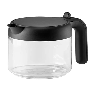 Image of DeLonghi DLSC021 coffee maker part/accessory Jug DLSC021, Jug, Black,Transparent, Glass,Plastic, 0.75 L, 6 cups, 1 pc(s)