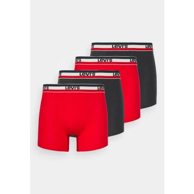 Image of Levi&#039;s Men&#039;s Boxer (Pack of 4), Red/Black, S