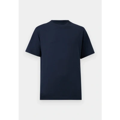 Image of Selected Homme Men&#039;s Relaxed Fit Short Sleeved T Shirt, Navy Blazer, L
