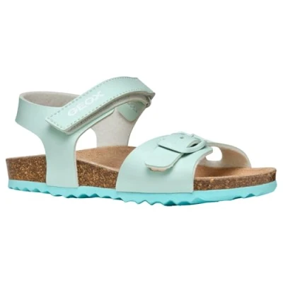 Image of Geox Adriel GIRL Sandals for kids, Size: 2.5, Watersea High quality imitation leather