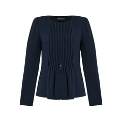 Image of Emporio Armani Blazer Blazer, Women&#039;s, Size: 42, Navy blue