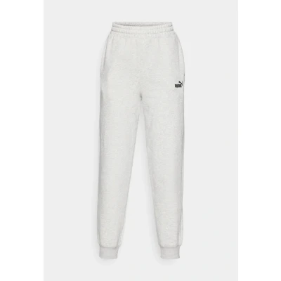 Image of Puma Small LOGO Comfort Highwaist Sweatpants Tracksuit bottoms, Women&#039;s, Size: Medium, Light gray heather