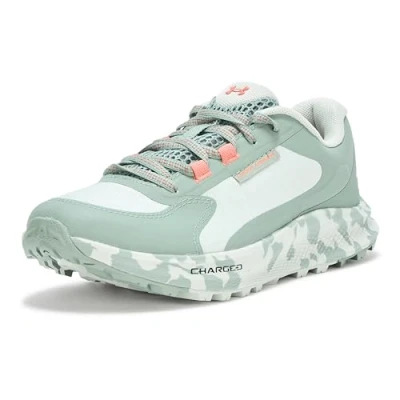 Image of Under Armour Bandit 3 Road running shoes, Women&#039;s, Size: 6, Hydro green/silica green/blush orange Textile/synthetics