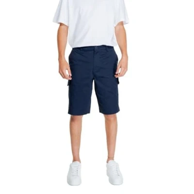 Image of Armani Exchange Men&#039;s Milano Edition, Cargo Shorts, Navy Blue, 36