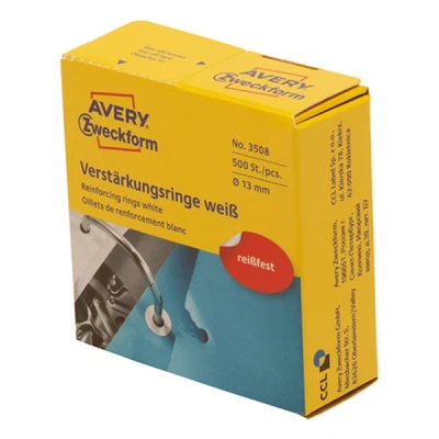 Image of Avery Zweckform 3508 Support Rings (Diameter of 13 mm) A 1 Pack White