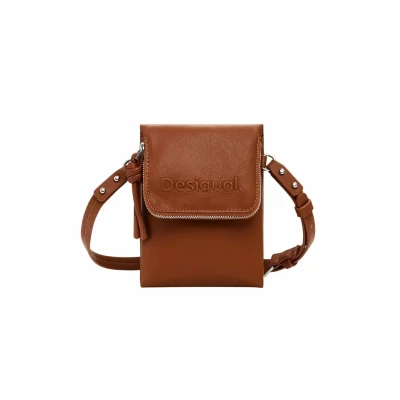 Image of Desigual Phone Holder Across body bag, Women&#039;s, Size: One Size, Brown