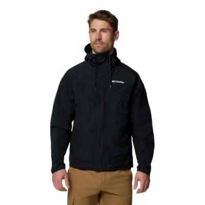 Image of Columbia CHALLENGER Windbreaker, Men&#039;s, Size: XL, Black