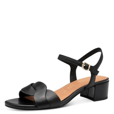 Image of Marco Tozzi Sandals, Women&#039;s, Size: 8, Black shoes