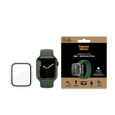 Image of Panzerglass Tempered Glass Edge To Screen Protector Apple Watch 7/8 41mm