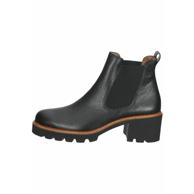Image of Paul Green Classic ankle boots schwarz, Women&#039;s, Size: 5, Schwarz Leather and textile