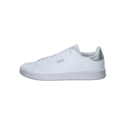 Image of adidas Women&#039;s Urban Court Shoes, Ftwr White Silver Met Met, 4 UK