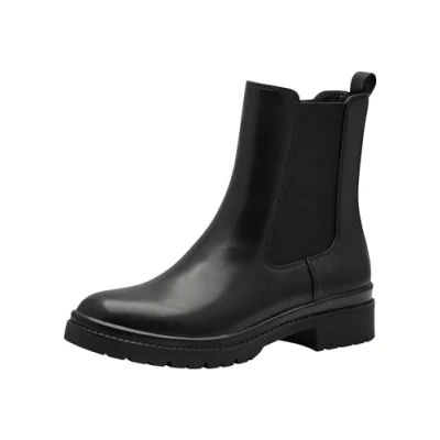 Image of Tamaris MIT Touchit Classic ankle boots, Women&#039;s, Size: 5, Black Imitation leather/ textile