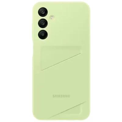 Image of Samsung Cardcase Silicone Back Cover Green Galaxy A25