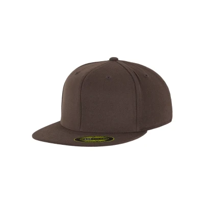Image of Flexfit Premium Fitted Cap, Size: S/M, Brown
