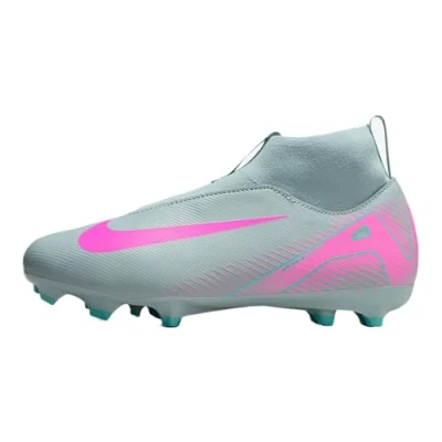 Image of Nike Performance JR ZOOM 10 ACAD Unisex Moulded stud football boots, Size: 1, Ocean cube/pink blast shoes