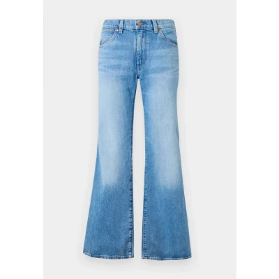 Image of Wrangler Flared Jeans, Women&#039;s, Size: 25x30, Blue