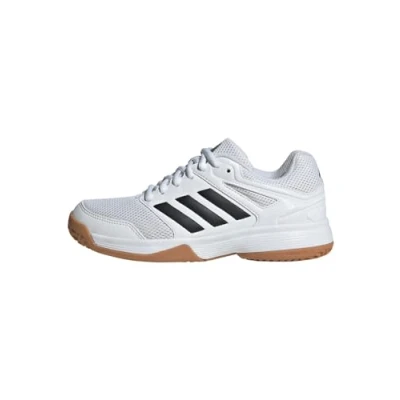 Image of adidas Performance Speedcourt Indoor KIDS Stabilty running shoes Cloud white core black gum for kids, Size: 1,