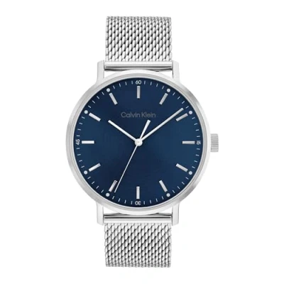 Image of Calvin Klein Modern Unisex Watch silvercoloured, Size: One Size, Silver coloured