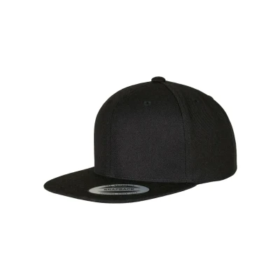 Image of Flexfit Classic Snapback Baseball Cap, black, 3XS