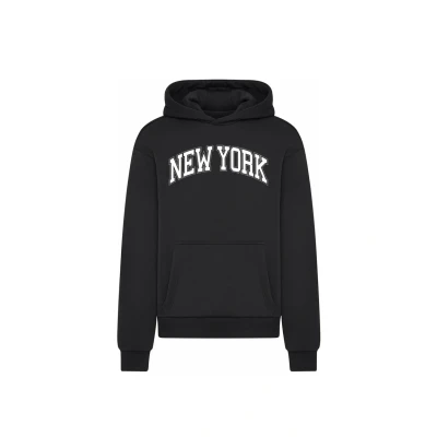 Image of Mister Tee NEW YORK Hoodie, Men&#039;s, Size: Large, Black