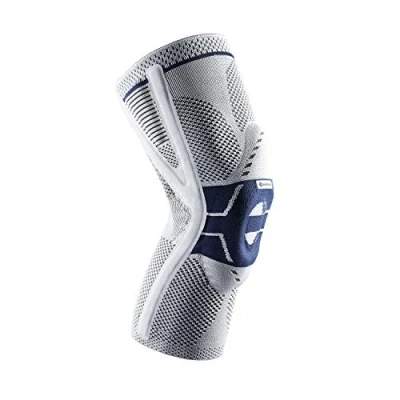 Image of Bauerfeind GenuTrain Right S Knee Support (Titanium, 1)