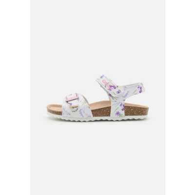 Image of Geox Adriel GIRL Sandals for kids, Size: 7K, White/lilac High quality imitation leather