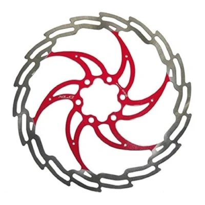 Image of XLC Unisex Adult Brake Disc BR X02, Silver, Red, One Size