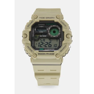 Image of Casio Digital watch, Men&#039;s, Size: One Size, Light brown