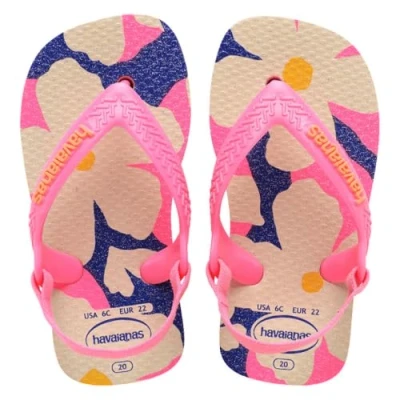Image of Havaianas MINI ME Sandals for kids, Size: 20, Beige shoes