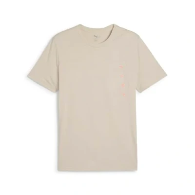 Image of Puma TECH Triblend TEE Sports Tshirt, Men&#039;s, Size: XL, Desert dust
