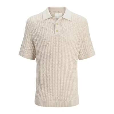 Image of Jack &amp; Jones Premium Jprccjoel Polo shirt, Men&#039;s, Size: Medium, Whitecap gray