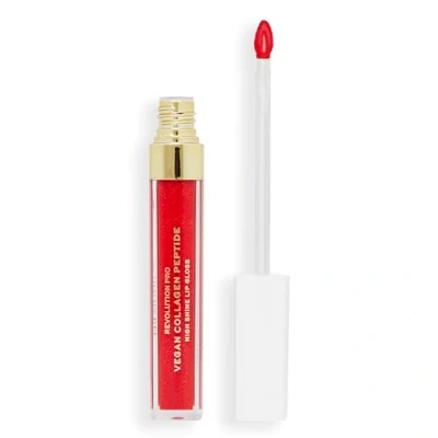 Image of Revolution Pro Vegan Collagen Peptide High Shine Lip Gloss 4ml (Various Shades) Cherie