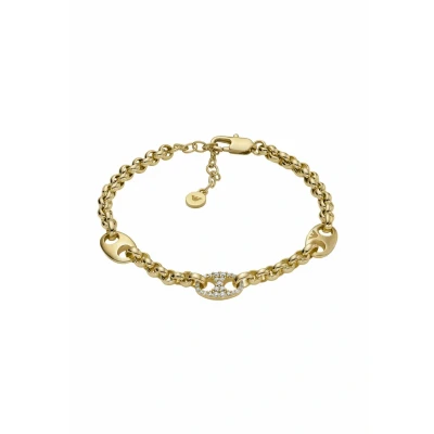 Image of Emporio Armani Women&#039;s Gold Tone Stainless Steel Bracelet, EGS3270710