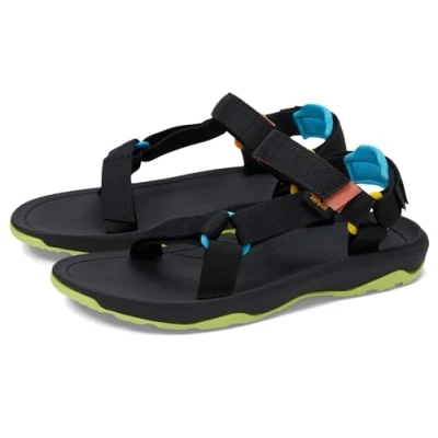Image of Teva Hurricane XLT 2 Unisex Walking sandals for kids, Size: 1, Black Textile